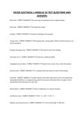 NCCER ELECTRICAL 1 MODULE 10 TEST QUESTIONS AND ANSWERS&period;