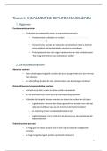 Samenvatting -  Inleiding tot het &lpar;publiek en privaat&rpar; recht - Thema 5&colon; fundamentele rechten en vrijheden &lpar;B001822A&rpar;