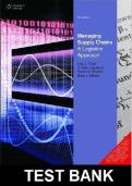 Test Bank for Managing Supply Chains&colon; A Logistics Approach 9th Edition &ndash; C&period; Langley&comma; John Joseph Coyle&comma; Bishop Gibson & Robert Novack &vert; Latest Update 2026 &vert; A&plus; Exam Prep