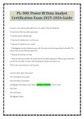 PL-300&colon; Power BI Data Analyst Certification Exam 2025-2026 Guide