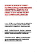 HDI DESKTOP ADVANCED SUPPORT TECHNICIAN EXAM&lpar;ACTUAL EXAM&rpar; WITH CORRECT ACTUAL QUESTIONS AND CORRECTLY WELL DEFINED ANSWERS LATEST ALREADY GRADED A&plus; 2026
