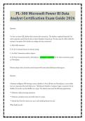 PL-300 Microsoft Power BI Data Analyst Certification Exam Guide 2026