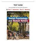Social Psychology and Human Nature&comma; 6th Edition &lpar;Roy F&period; Baumeister & Brad J&period; Bushman&rpar; &ndash; Complete Test Bank Chapters 1&ndash;14