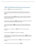 CMN 170V Midterm Questions and answers 