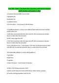 Econ 335 - Exam 1 Test Bank Exam Questions with Correct Answers 100&percnt; Verified and Graded A&plus; 2026