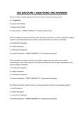 SOC 100 EXAM 1 QUESTIONS AND ANSWERS
