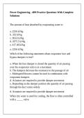 Power Engineering - 4B9 Practice Questions With Complete Solutions