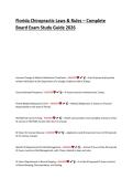 Florida Chiropractic Laws & Rules 2026 &ndash; Complete Board Exam Study Guide