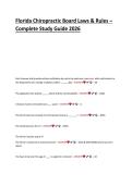 Florida Chiropractic Board Laws & Rules 2026 &ndash; Complete Study Guide