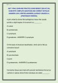 A&P 1 FINAL EXAM AND PRACTICE EXAM NEWEST 2026 ACTUAL  EXAM WITH COMPLETE QUESTIONS AND CORRECT DETAILED  ANSWERS &lpar;100&percnt; VERIFIED ANSWERS&rpar; &vert;ALREADY GRADED A&plus;&vert;  &vert;&vert;PROFESSOR VERIFIED&vert;&vert; 