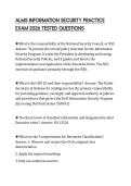 ALMS INFORMATION SECURITY PRACTICE EXAM 2026 TESTED QUESTIONS