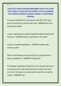 ECON 202 OLE MISS HAYES MIDTERM NEWEST 2026 ACTUAL EXAM  WITH COMPLETE QUESTIONS AND CORRECT DETAILED ANSWERS  &lpar;100&percnt; VERIFIED ANSWERS&rpar; &vert;ALREADY GRADED A&plus;&vert; &vert;&vert;PROFESSOR  VERIFIED&vert;&vert;