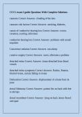 CCC1 exam 2 guide Questions With Complete Solutions