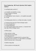 Power Engineering - 4B2 Practice Questions With Complete Solutions