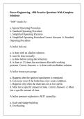 Power Engineering - 4B4 Practice Questions With Complete Solutions