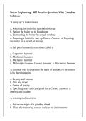 Power Engineering - 4B5 Practice Questions With Complete Solutions
