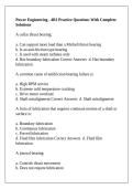 Power Engineering - 4B1 Practice Questions With Complete Solutions