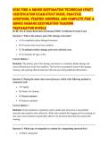 IICRC FSRT CERTIFICATION 2026 &ndash; VERIFIED ANSWERS & DETAILED RATIONALES &vert; SMOKE & SOOT BEHAVIOR ANALYSIS