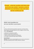 PRN1600 &ndash; GERIATRIC NURSING MIDTERM EXAM QUESTIONS AND CORRECT ANSWERS &lpar;VERIFIED ANSWERS&rpar; PLUS RATIONALES 2025&vert;2026 Q&A &vert; INSTANT DOWNLOAD PDF
