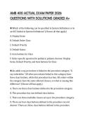 AMB 400 ACTUAL EXAM PAPER 2026 QUESTIONS WITH SOLUTIONS GRADED A&plus;