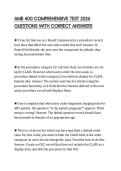 AMB&lowbar;400&lowbar;COMPREHENSIVE&lowbar;TEST&lowbar;2026&lowbar;QUESTIONS&lowbar;WITH&lowbar;CORRECT&lowbar;ANSWERS