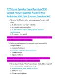 NYC Crane Operator Exam Questions With  Correct Answers &lpar;Verified Answers&rpar; Plus  Rationales 2026 Q&A &vert; Instant Download Pdf 