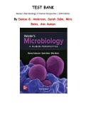 Nester&rsquo;s Microbiology&colon; A Human Perspective &ndash; 9th Edition by Denise G&period; Anderson&comma; Sarah Salm&comma; Mira Beins & Ann Auman &vert; Complete Test Bank for Chapters 1&ndash;30 &vert; Latest Update &vert; Correct & Verified