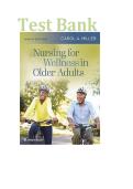 TEST BANK for Nursing for Wellness in Older Adults Miller 9th Edition&vert;&vert;Latest Edition 2026