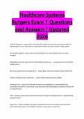 Package Deal For Rutgers Dynamics Of Healthcare Exam Questions with 100&percnt; Correct Answers &vert; Latest Update 2026
