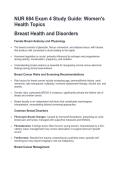 NUR 684 Exam 4 Study Guide &ndash; Women&rsquo;s Health Topics &vert; 2026 Update