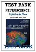 Neuroscience&colon; Exploring the Brain &ndash; 4th Edition &vert; Test Bank &vert; Comprehensive Practice Questions with Answers