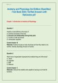 Anatomy and Physiology 2nd Edition &lpar;OpenStax&rpar; &ndash;Test Bank 2026 &vert; Verified Answers with  Rationales pdf 