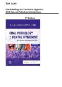 TEST BANK- Oral Pathology for the Dental Hygienist&colon; With General Pathology Introductions 8th Edition &lpar; IBSEN&comma;2022&rpar;&comma; Latest Edition &vert;&vert; All Chapters