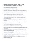 Clinical Coding Theory Questions &vert;&vert; ELITE-LEVEL QUESTIONS WITH CORRECT SOLUTIONS&period;