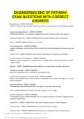 Engineering End of Pathway Exam QUESTIONS WITH CORRECT ANSWERS