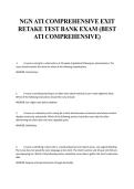 NGN ATI Comprehensive Exit Retake Test Bank Exam &ndash; Best ATI Comprehensive &vert; 2026 Update