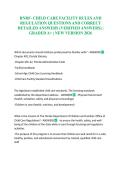 RNRF- CHILD CARE FACILITY RULES AND REGULATION QUESTIONS AND CORRECT DETAILED ANSWERS &lpar;VERIFIED ANSWERS&rpar; &vert; GRADED A&plus; &vert; NEW VERSION 2026