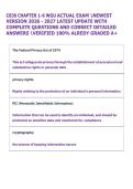 C836 CHAPTER 1-6 WGU ACTUAL EXAM NEWEST  VERSION 2026 - 2027 LATEST UPDATE WITH  COMPLETE QUESTIONS AND CORRECT DETAILED  ANSWERS VERIFIED 100&percnt; ALREDY GRADED A&plus;