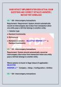 Sage Intacct Implementation Exam Prep Bundle 2026 &ndash; Actual Exam Questions&comma; Answers & Rationale