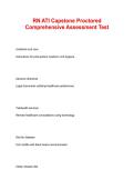 RN ATI Capstone Proctored Comprehensive Assessment Test &ndash; Questions & Answers &vert; 2026 Update