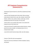 ATI Capstone Comprehensive Assessment A &ndash; Questions & Answers &vert; 2026 Update