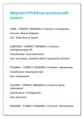 Walgreens PTCB Exam questions with answers
