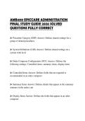 AMB400 EPICCARE ADMINISTRATION FINAL STUDY GUIDE 2026 SOLVED QUESTIONS FULLY CORRECT