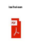 ISSA NUTRITION FINAL EXAM 2026&colon; REAL VERIFIED QUESTIONS & CORRECT ANSWERS&vert; PACK OF EXCELLENCE&vert; THE ULTIMATE KEY TO YOUR SUCCESS&period;