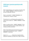 D352 topic 1 practice questions with answers