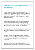 D352 WGU-OA Study Guide questions with answers