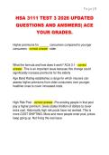 HSA 3111 TEST 3 2026 UPDATED  QUESTIONS AND ANSWERS&vert; ACE  YOUR GRADES&period; 