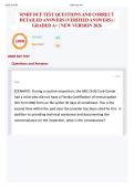 RNRF DCF TEST QUESTIONS AND CORRECT DETAILED ANSWERS &lpar;VERIFIED ANSWERS&rpar; &vert; GRADED A&plus; &vert; NEW VERSION 2026