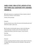 AMELIA SUNG VSIM ACTIVE LABOUR ACTUAL TEST PAPER 2026 QUESTIONS WITH ANSWERS GRADED A&plus;