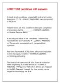 APRP TEST questions with answers